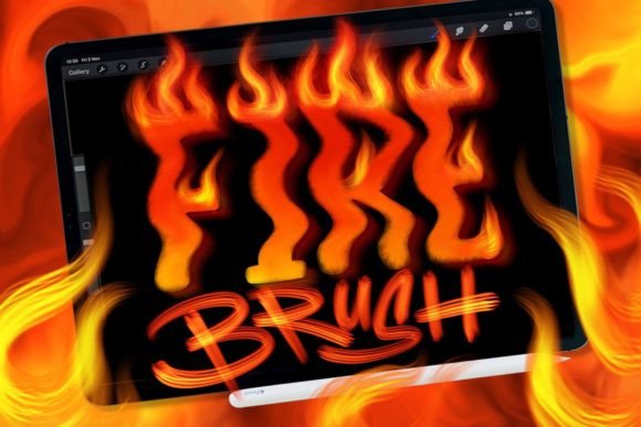 Dans Fire Brush: Ignite Your Digital Graffiti Art