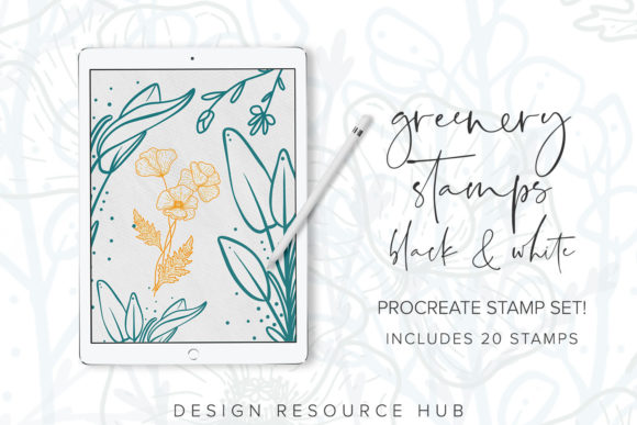 Elevating Digital Design: How Greenery Stamps Procreate Stamps Redefine Organic Branding