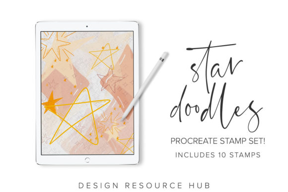 Elevating Digital Illustration: A Deep Dive into Star Doodles Procreate Stamps