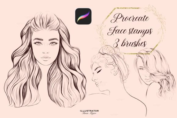 Procreate Face Stamps: Streamlining Digital Character Design