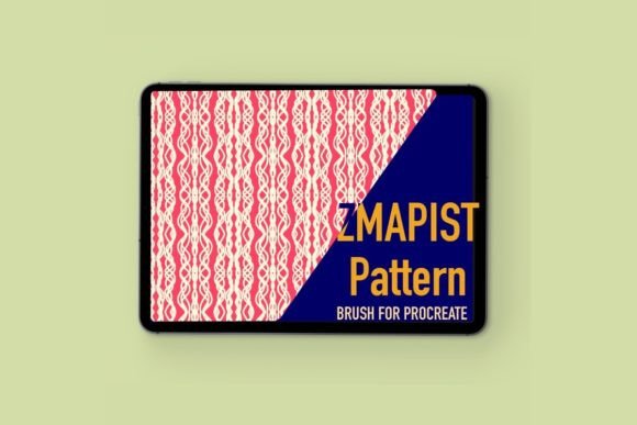 Procreate Pattern Brush 2 by Zmapist