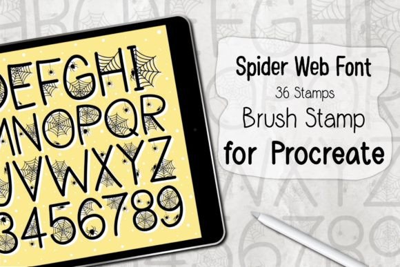 Streamlining Digital Design: The Strategic Value of the Spider Web Font Procreate Brush Stamp